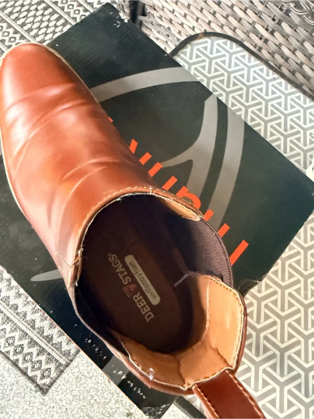 Little boys  Chelsea Boot in Brown - Classic Slip-On Ankle Boot